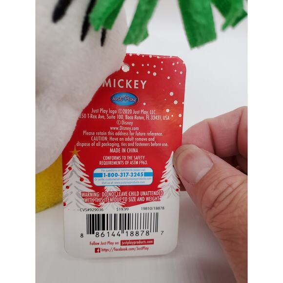 Disney Animated Plush - Mickey Mouse Dancing to Jingle Bells - Picture 4 of 5